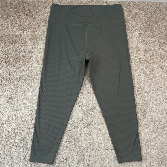 Girlfriend Collective Cypress RIB High-Rise 7/8 Ribbed Leggings Plus Size XXXL - Picture 14 of 15